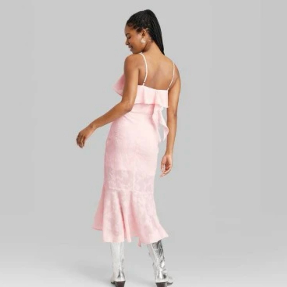 BEAUTIFUL RUFFLE MIDI DRESS - Picture 3 of 8